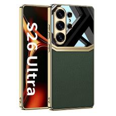 GKK - GKK Mobilskal f&ouml;r Samsung Galaxy S26 Ultra Elektropl&auml;terad TPU - M&ouml;rkgr&ouml;n