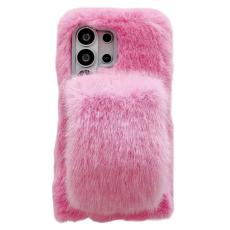 OEM - Mobilskal f&ouml;r Samsung Galaxy S26 Ultra Fluffy TPU med handtag - Rosa
