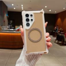 OEM - Mobilskal f&ouml;r Samsung Galaxy S26 Ultra Glitter Shockproof TPU - Transparent Gold