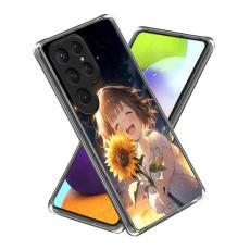 OEM - Mobilskal f&ouml;r Samsung Galaxy S26 Ultra IMD-m&ouml;nster St&ouml;tt&aring;lig TPU - Solrosflicka
