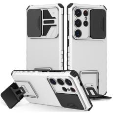 OEM - Mobilskal f&ouml;r Samsung Galaxy S26 Ultra Kamera Skydd PC + TPU - Silver