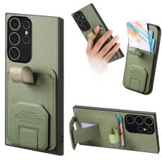 OEM - Mobilskal f&ouml;r Samsung Galaxy S26 Ultra Kickstand Card Slot TPU - Gr&ouml;n