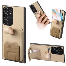OEM - Mobilskal f&ouml;r Samsung Galaxy S26 Ultra Kickstand Card Slot TPU - Khaki