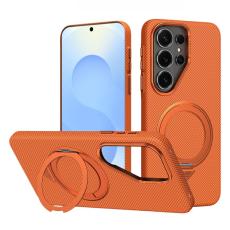 SULADA - Sulada Mobilskal f&ouml;r Samsung Galaxy S26 Ultra Kickstand Magnetiskt PC - Orange