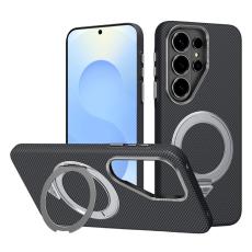 SULADA - Sulada Mobilskal f&ouml;r Samsung Galaxy S26 Ultra Kickstand Magnetiskt PC Svart