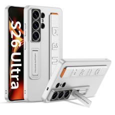 GKK - GKK Mobilskal f&ouml;r Samsung Galaxy S26 Ultra Kickstand PU + PC - Silver