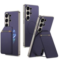 GKK - GKK Mobilskal f&ouml;r Samsung Galaxy S26 Ultra Konstl&auml;der Kickstand - Titanlila