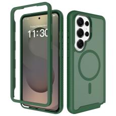 OEM - Mobilskal f&ouml;r Samsung Galaxy S26 Ultra Magnetiskt 2 i 1 PC + TPU - Gr&ouml;n