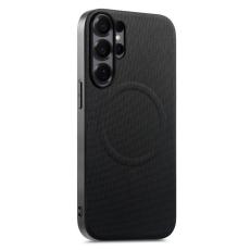 OEM - Mobilskal f&ouml;r Samsung Galaxy S26 Ultra Magnetiskt Konstl&auml;der + PC + TPU - Svart