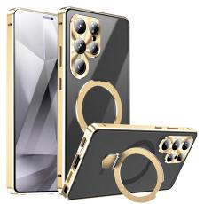 OEM - Mobilskal f&ouml;r Samsung Galaxy S26 Ultra Magnetiskt Kickstand PC - Guld