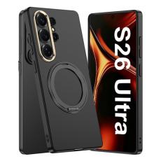 GKK - GKK Mobilskal f&ouml;r Samsung Galaxy S26 Ultra Magnetiskt Kickstand PC - Titan Svart