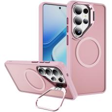 OEM - Mobilskal f&ouml;r Samsung Galaxy S26 Ultra Magnetiskt Kickstand Plast Rosa