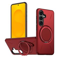 OEM - Mobilskal f&ouml;r Samsung Galaxy S26 Ultra Magnetiskt Kickstand TPU + PC - R&ouml;d