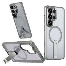 OEM - Mobilskal f&ouml;r Samsung Galaxy S26 Ultra Magnetiskt Kickstand TPU - Titangr&aring;