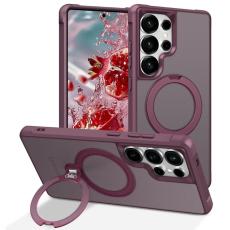 OEM - Mobilskal f&ouml;r Samsung Galaxy S26 Ultra Magnetiskt Kickstand TPU - Vinr&ouml;d