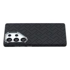 OEM - Mobilskal f&ouml;r Samsung Galaxy S26 Ultra Magnetiskt PC - Geometrisk m&ouml;nster - Gr&aring;