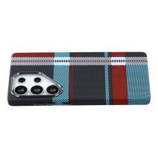 OEM - Mobilskal f&ouml;r Samsung Galaxy S26 Ultra Magnetiskt PC - Rutig Bl&aring;