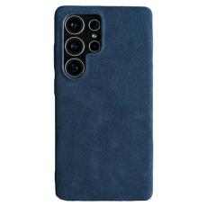 OEM - Mobilskal f&ouml;r Samsung Galaxy S26 Ultra Magnetiskt Konstl&auml;der - M&ouml;rkbl&aring;