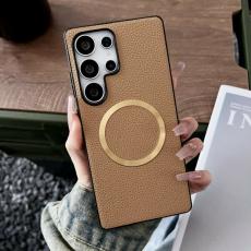 OEM - Mobilskal f&ouml;r Samsung Galaxy S26 Ultra Magnetiskt PU + TPU - Guld