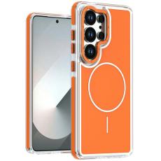OEM - Mobilskal f&ouml;r Samsung Galaxy S26 Ultra Magnetiskt Shockproof TPU - Orange