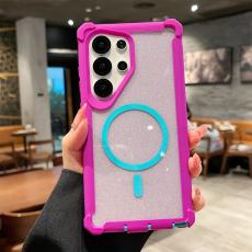 OEM - Mobilskal f&ouml;r Samsung Galaxy S26 Ultra Magnetiskt TPU + PC - R&ouml;d Lila