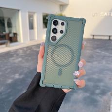 OEM - Mobilskal f&ouml;r Samsung Galaxy S26 Ultra Magnetiskt TPU PC - Svartgr&ouml;n