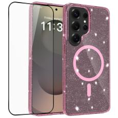 OEM - Mobilskal f&ouml;r Samsung Galaxy S26 Ultra Magnetiskt TPU - Transparent R&ouml;d