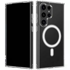 WANLONFENG - WANLONFENG Mobilskal f&ouml;r Samsung Galaxy S26 Ultra Magnetiskt - Transparent