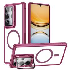 OEM - Mobilskal f&ouml;r Samsung Galaxy S26 Ultra Magnetiskt Transparent - Vinr&ouml;d