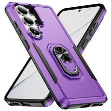 OEM - Mobilskal f&ouml;r Samsung Galaxy S26 Ultra Milit&auml;rklass Ring Kickstand Plast - Lila