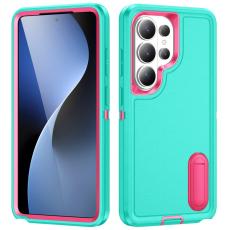 OEM - Mobilskal f&ouml;r Samsung Galaxy S26 Ultra PC + Silikon Kickstand - Cyan