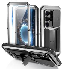 R-JUST - R-JUST Mobilskal f&ouml;r Samsung Galaxy S26 Ultra PC + Silikon - Silver