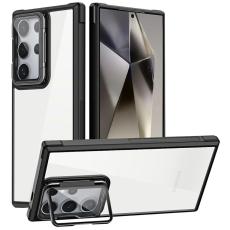 OEM - Mobilskal f&ouml;r Samsung Galaxy S26 Ultra PC + TPU med Kickstand - Svart