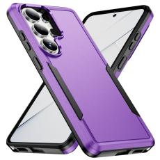 OEM - Mobilskal f&ouml;r Samsung Galaxy S26 Ultra PC + TPU Milit&auml;rklass - Lila - Svart