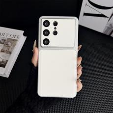 OEM - Mobilskal f&ouml;r Samsung Galaxy S26 Ultra Precisa sk&auml;rningar Konstl&auml;der - Vit