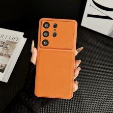 OEM - Mobilskal f&ouml;r Samsung Galaxy S26 Ultra Precisa utsk&auml;rningar PU - Orange