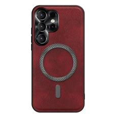 OEM - Mobilskal f&ouml;r Samsung Galaxy S26 Ultra PU + TPU - Vinr&ouml;d