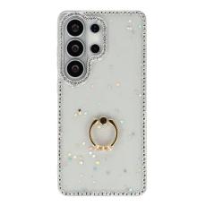 OEM - Mobilskal f&ouml;r Samsung Galaxy S26 Ultra Ring Kickstand TPU + PC - Glitterstj&auml;rnor
