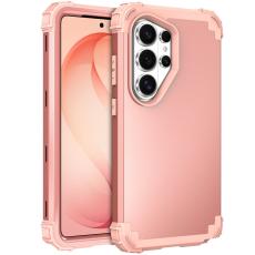 OEM - Mobilskal f&ouml;r Samsung Galaxy S26 Ultra St&ouml;tt&aring;lig PC + TPU - Ros&eacute;guld