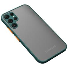 OEM - Mobilskal f&ouml;r Samsung Galaxy S26 Ultra TPU + PC St&ouml;tt&aring;lig - M&ouml;rkgr&ouml;n