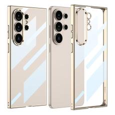 GKK - GKK Mobilskal f&ouml;r Samsung Galaxy S26 Ultra TPU Transparent St&ouml;tt&aring;lig - Gold
