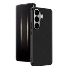 OEM - Mobilskal f&ouml;r Samsung Galaxy S26 Ultra X-M&ouml;nstrad TPU + PU - Svart