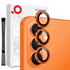 NORTHJO - NORTHJO Sk&auml;rmskydd f&ouml;r Samsung Galaxy S26 Plus H&auml;rdat glas Kamera - Orange