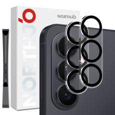 NORTHJO - NORTHJO Sk&auml;rmskydd f&ouml;r Samsung Galaxy S26 Plus Kamera Skydd 3D - Svart