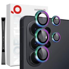 NORTHJO - NORTHJO Sk&auml;rmskydd f&ouml;r Samsung Galaxy S26 Ultra H&auml;rdat glas + Ring - F&auml;rgglad