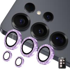 HAT PRINCE - Hat Prince Sk&auml;rmskydd f&ouml;r Samsung Galaxy S26 Ultra Kamera Skydd H&auml;rdat Glas Lila