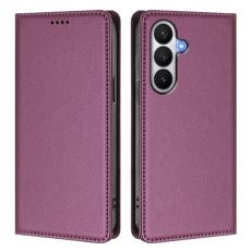 OEM - Pl&aring;nboksfodral f&ouml;r Samsung Galaxy S26 Konstl&auml;der RFID - Lila