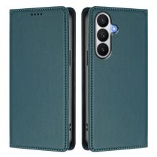 OEM - Pl&aring;nboksfodral f&ouml;r Samsung Galaxy S26 Konstl&auml;der RFID - M&ouml;rkgr&ouml;n