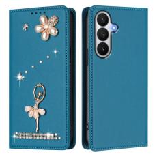 OEM - Pl&aring;nboksfodral f&ouml;r Samsung Galaxy S26 Konstl&auml;der RFID - Sj&ouml;bl&aring;