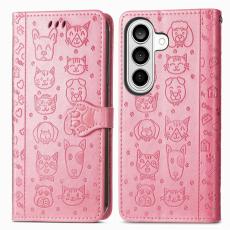 OEM - Pl&aring;nboksfodral f&ouml;r Samsung Galaxy S26 Konstl&auml;der - Rosa